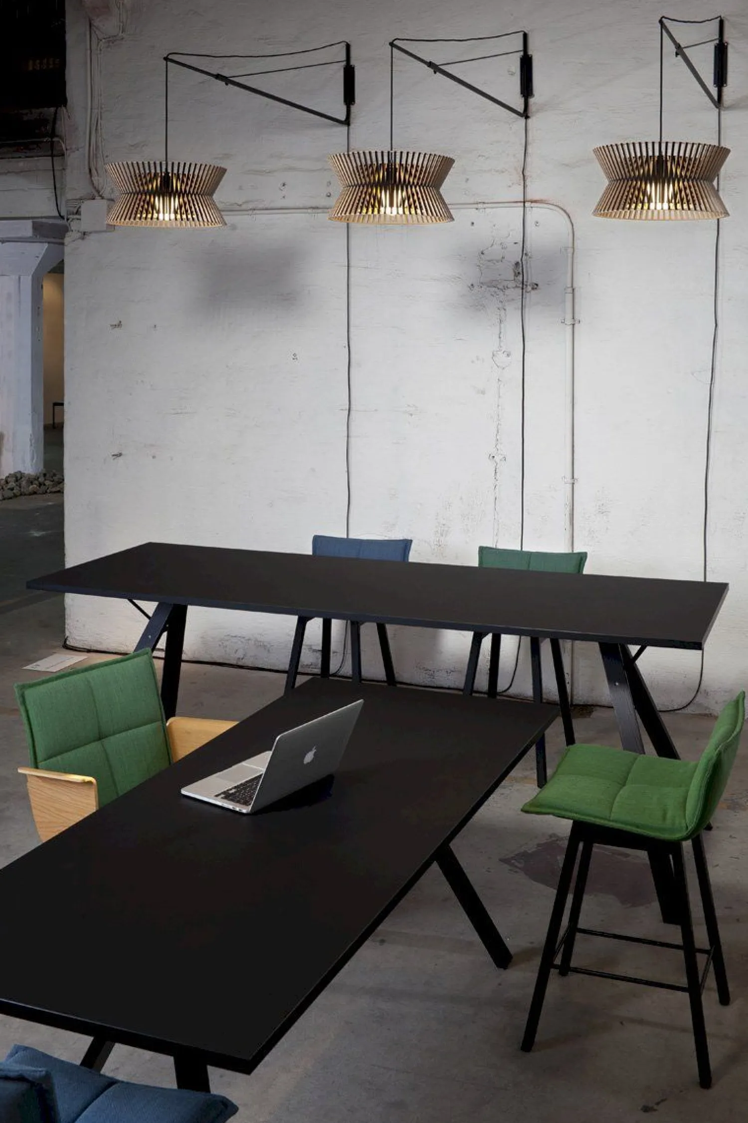 Design Hanglampen|Design Hanglampen-Secto Design Kontro 6000 Hanglamp Black