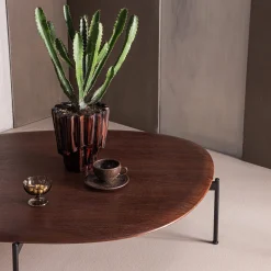 Organische Salontafels-WOOOD Kota Salontafel Bruin
