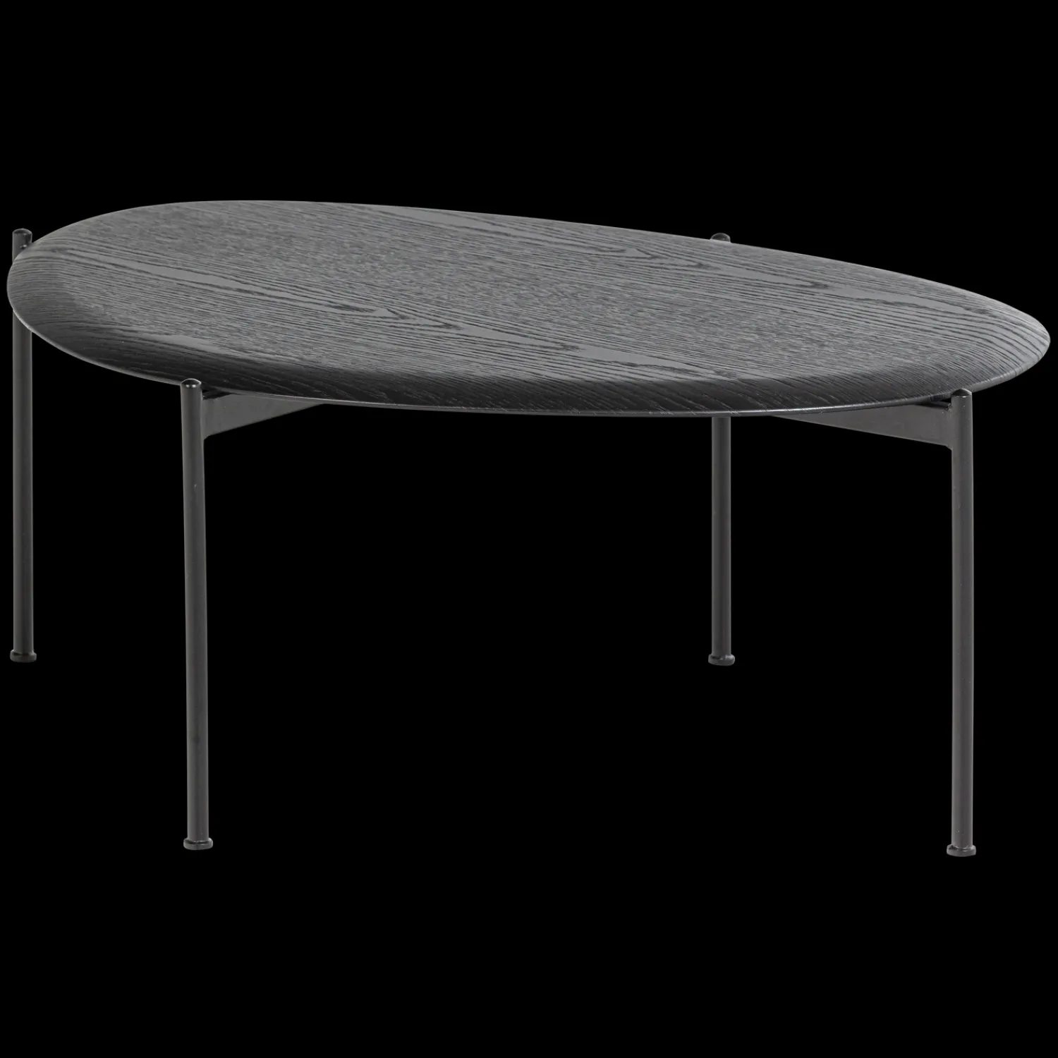 Organische Salontafels-WOOOD Kota Salontafel Zwart