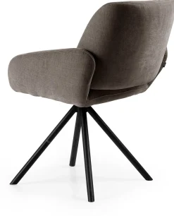 Draaibare Eetkamerstoelen|Eetkamerstoelen Met Armleuning-Feelings Wonen Kyran Eetkamerstoel Elephant