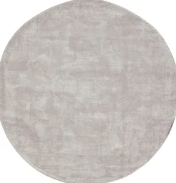 Vloerkleden|Ronde Vloerkleden-MUST Living La Belle S Vloerkleed Lichtgrijs