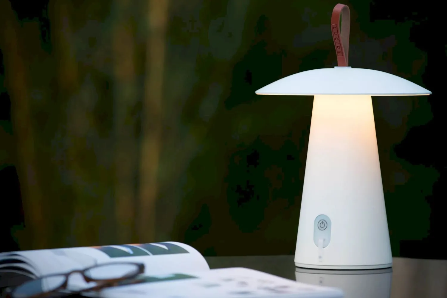 Tafellampen|Tafellampen-Lucide La Donna Tafellamp Wit