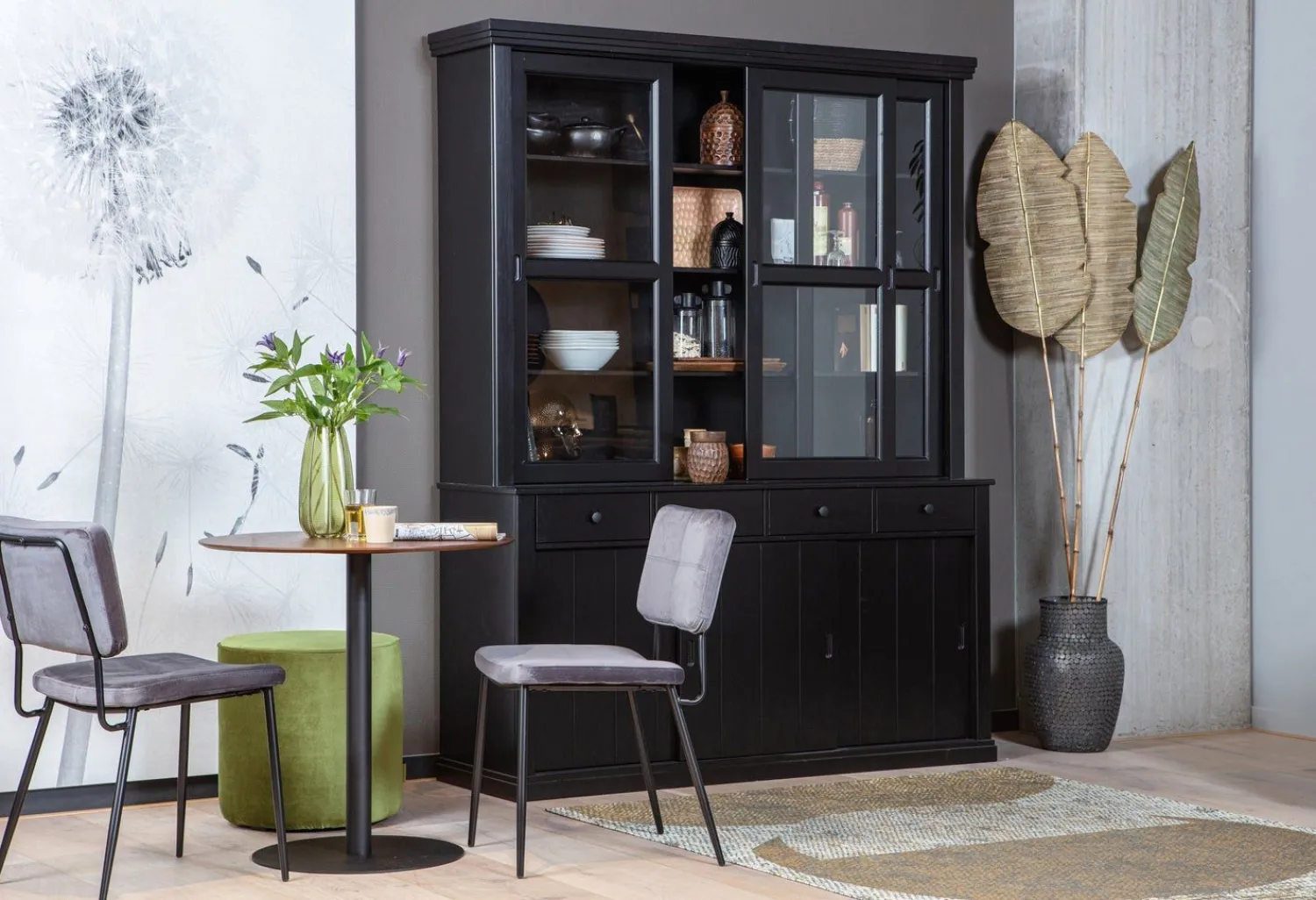 Buffetkasten|Buffetkasten-WOOOD Lagos Buffetkast Black