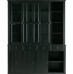 Buffetkasten|Buffetkasten-WOOOD Lagos Buffetkast Black