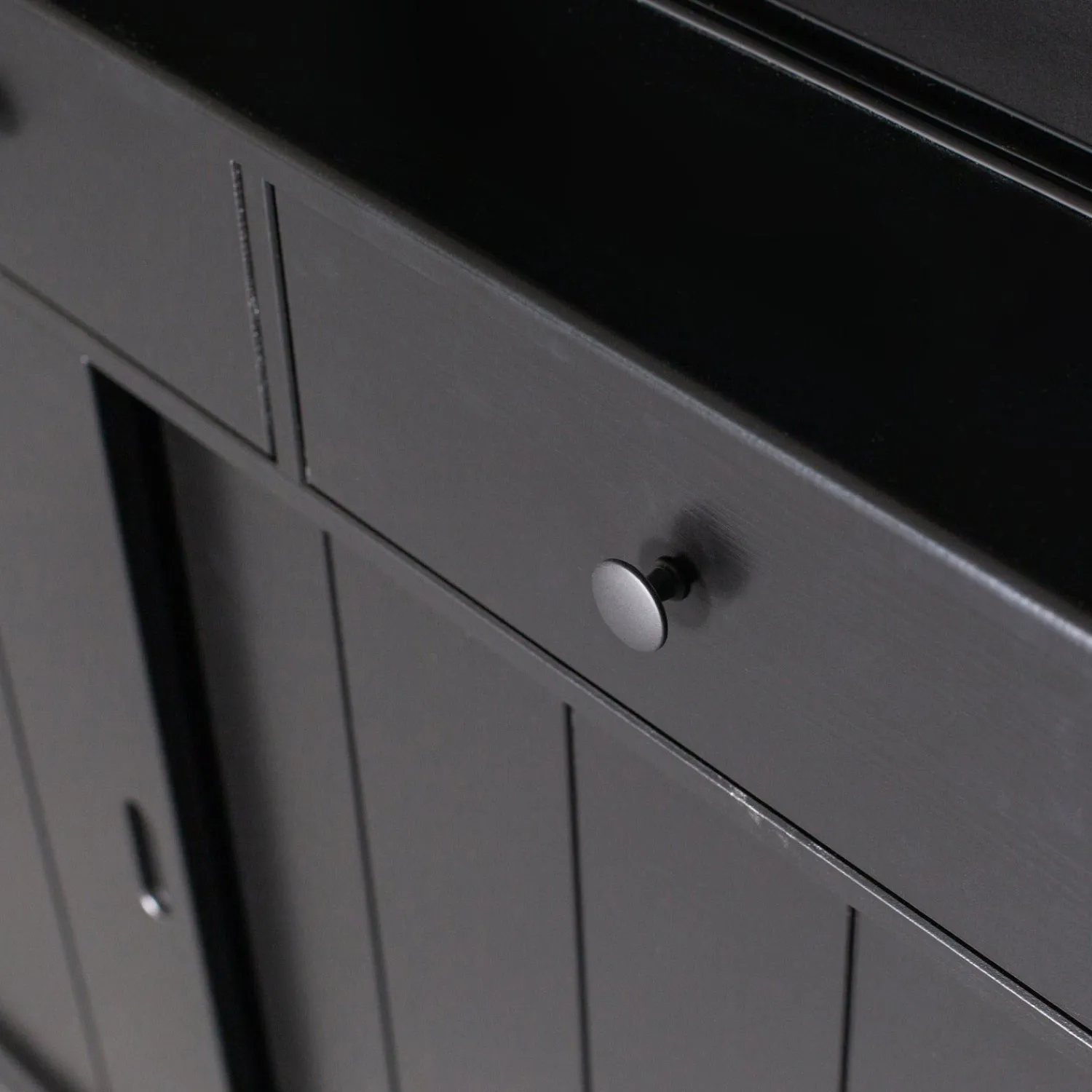 Buffetkasten|Buffetkasten-WOOOD Lagos Buffetkast Black