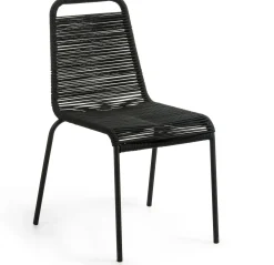 Tuinstoelen-Kave Home Lambton Tuinstoel Zwart