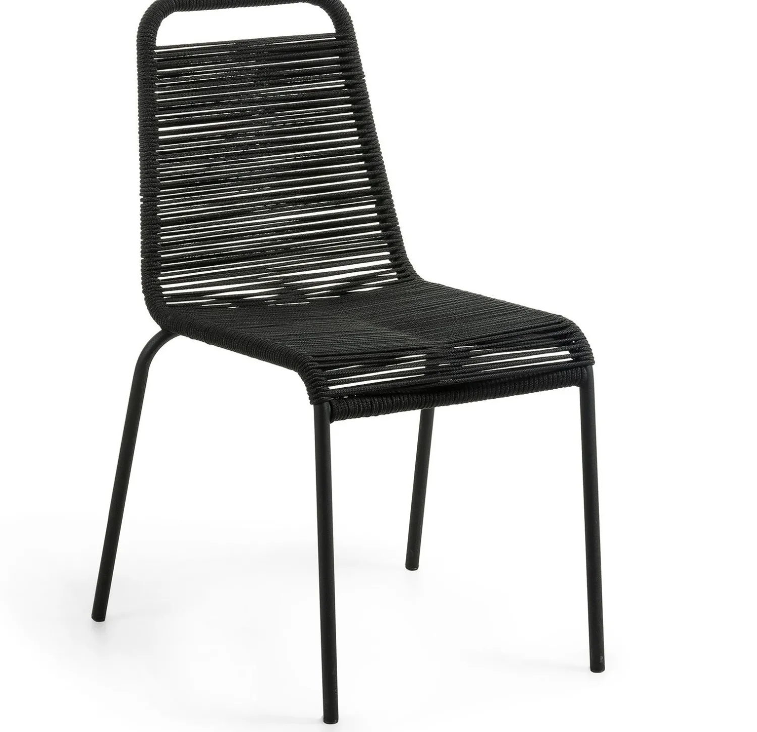 Tuinstoelen-Kave Home Lambton Tuinstoel Zwart