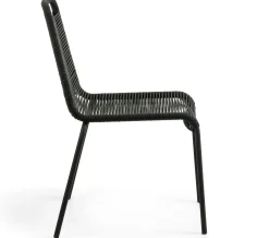 Tuinstoelen-Kave Home Lambton Tuinstoel Zwart