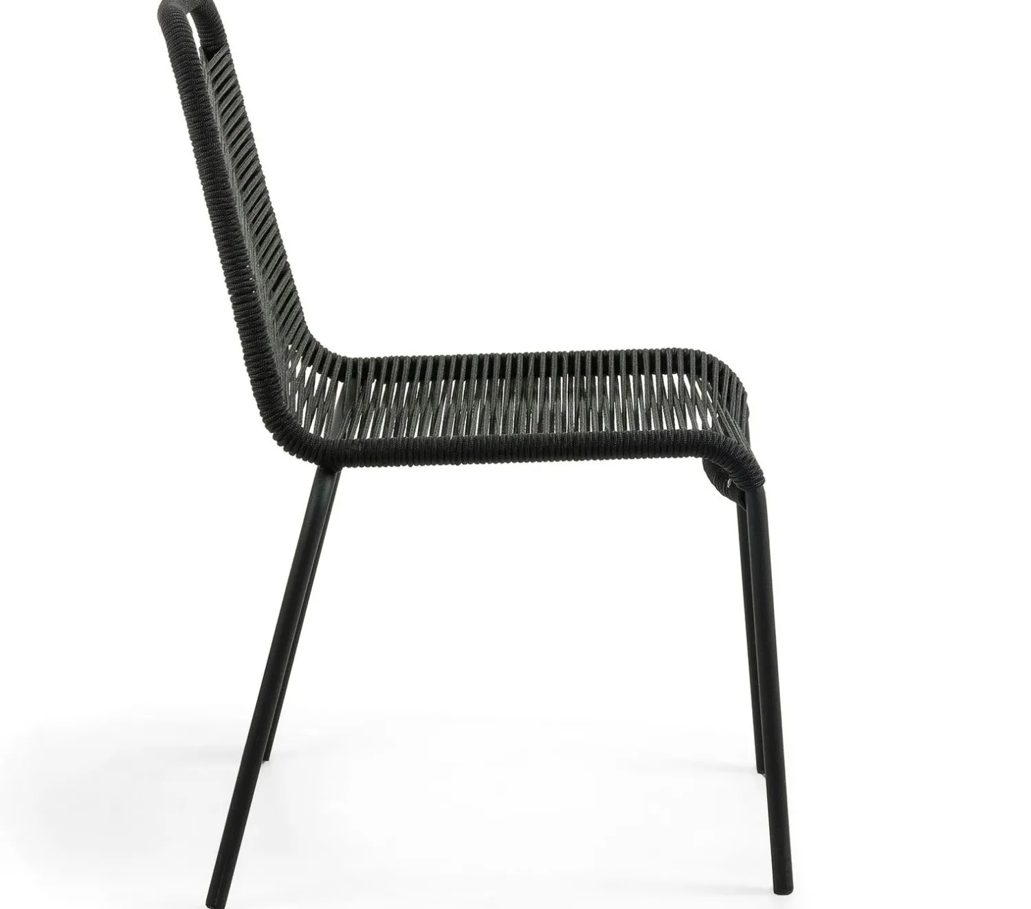 Tuinstoelen-Kave Home Lambton Tuinstoel Zwart