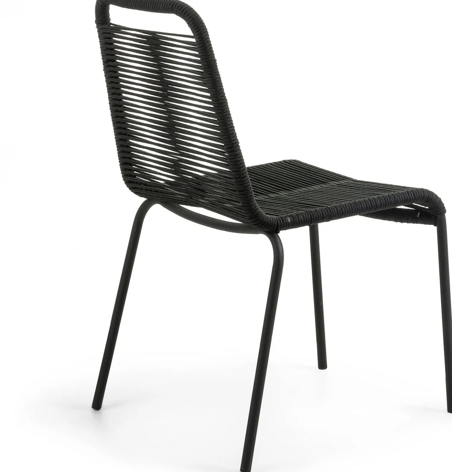 Tuinstoelen-Kave Home Lambton Tuinstoel Zwart