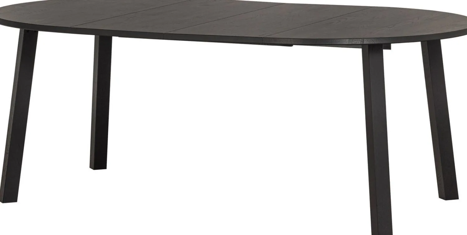 Houten Eettafels|Ronde Eettafels-WOOOD Lange Jan Eettafel Blacknight