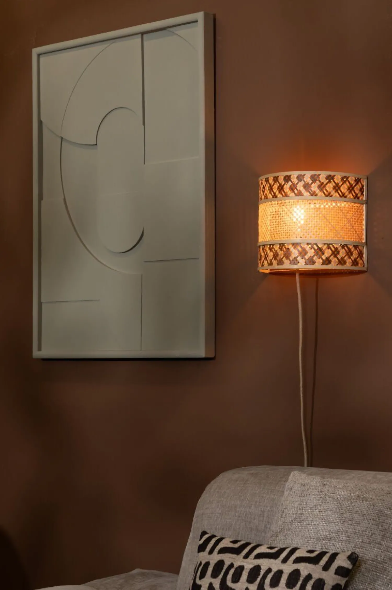 Wandlampen|Wandlampen-Good&Mojo Langkawi Wandlamp Natural, Brown