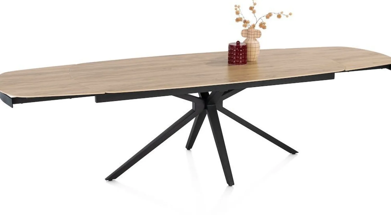 Uitschuifbare Eettafels-Henders en Hazel Lattina Eettafel Naturel
