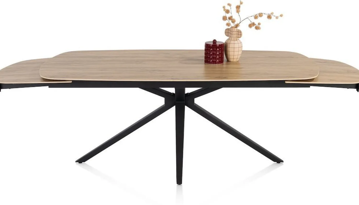 Uitschuifbare Eettafels-Henders en Hazel Lattina Eettafel Naturel