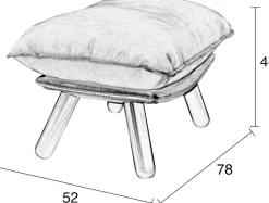 Hockers|Poefs-Zuiver Lazy Sack Hocker