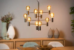 Hanglampen|Hanglampen-Lucide Leanne Hanglamp Zwart