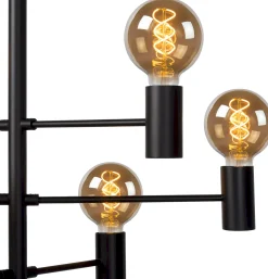 Hanglampen|Hanglampen-Lucide Leanne Hanglamp Zwart