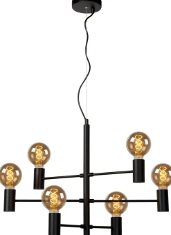Hanglampen|Hanglampen-Lucide Leanne Hanglamp Zwart