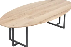 Houten Salontafels|Ovale Salontafels-Eijerkamp Collectie Lecce Salontafel Eiken