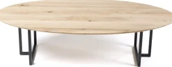 Houten Salontafels|Ovale Salontafels-Eijerkamp Collectie Lecce Salontafel Eiken