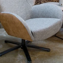 Draaifauteuils-Bree's New World Legendary Fauteuil Groen