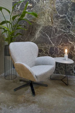 Draaifauteuils-Bree's New World Legendary Fauteuil Groen