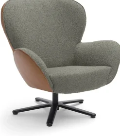 Draaifauteuils-Bree's New World Legendary Fauteuil Groen