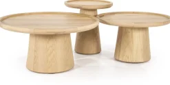 Ronde Salontafels-Eleonora Leia Salontafel Naturel