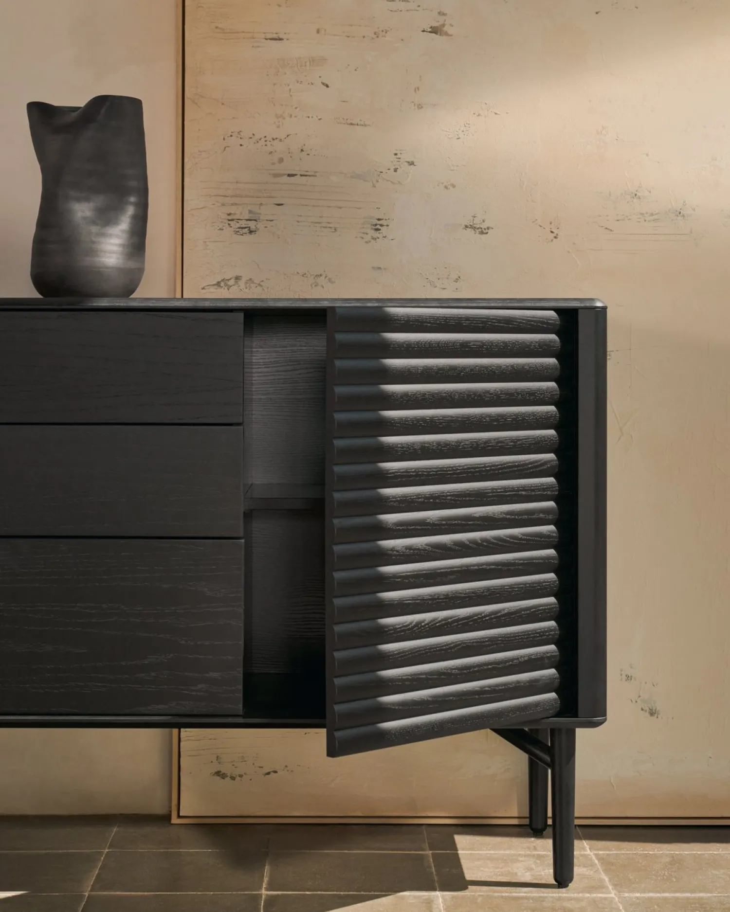 Dressoirs-Kave Home Lenon Dressoir Zwart