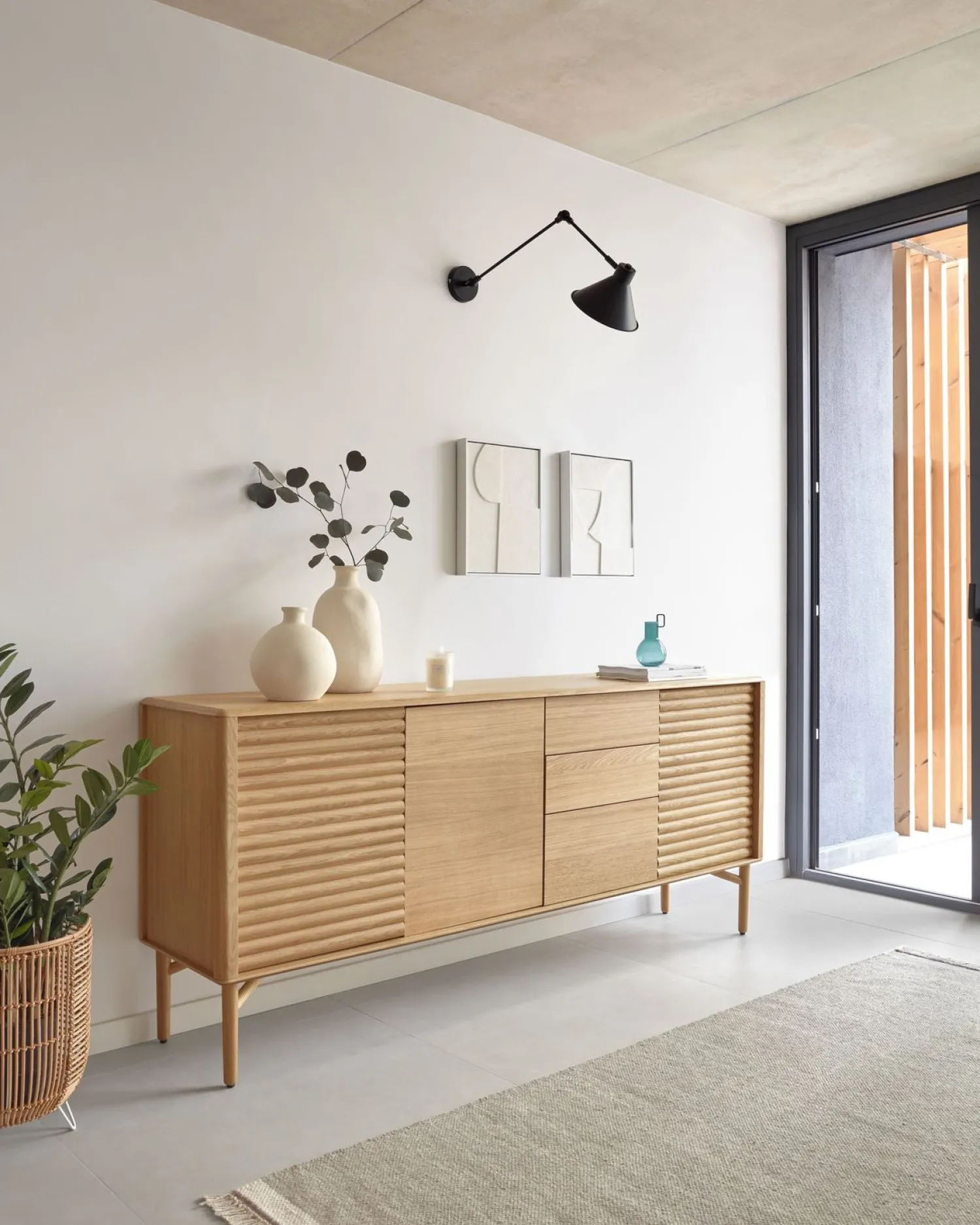 Dressoirs-Kave Home Lenon Dressoir Naturel