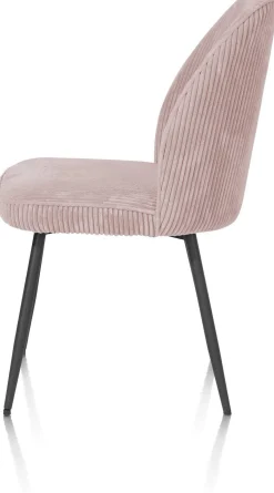 Eetkamerstoelen Zonder Armleuning-Henders en Hazel Leonidas Eetkamerstoel Zacht Roze