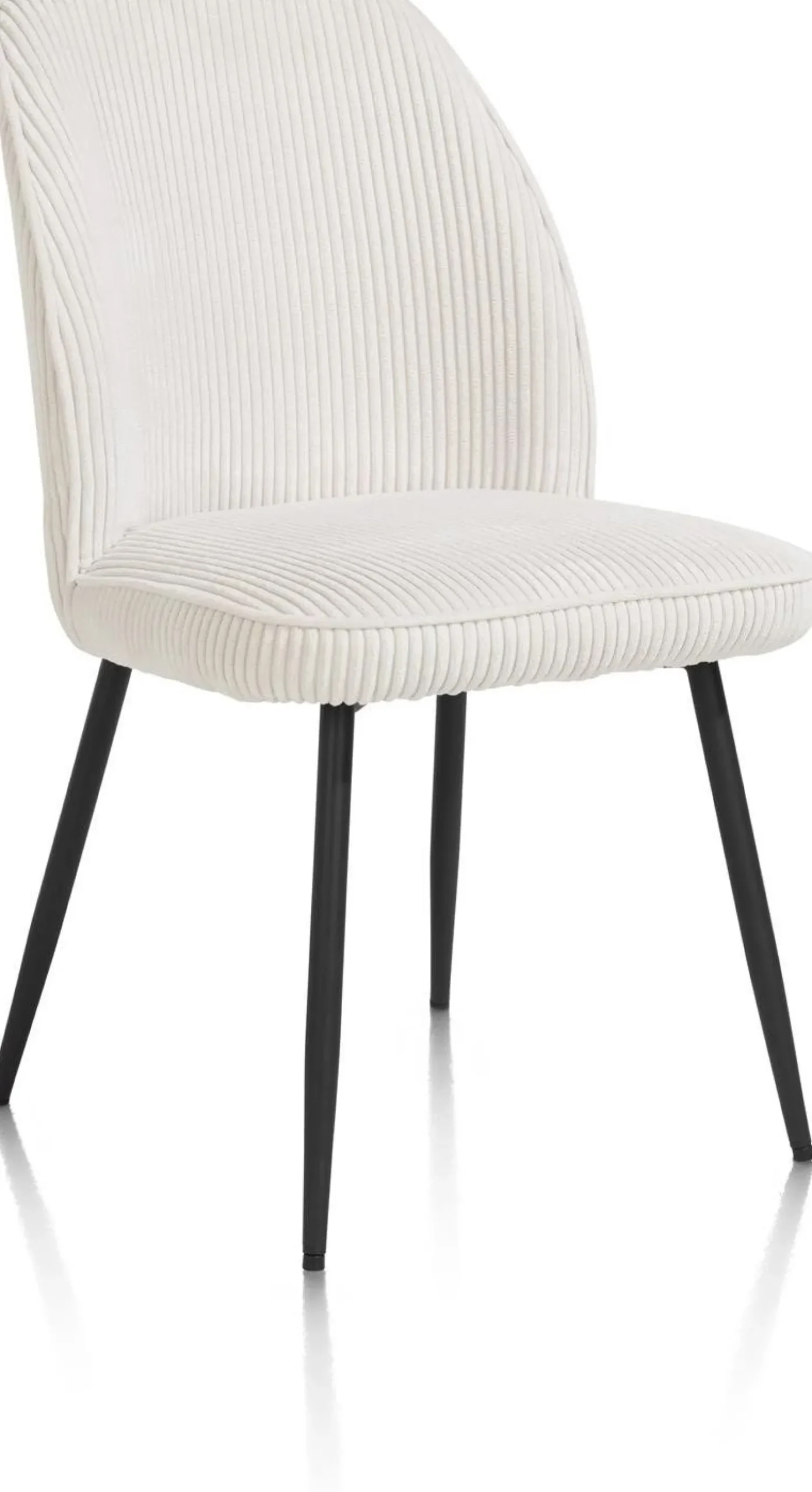 Eetkamerstoelen Zonder Armleuning-Henders en Hazel Leonidas Eetkamerstoel Creme