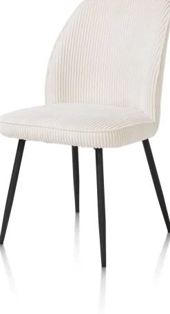 Eetkamerstoelen Zonder Armleuning-Henders en Hazel Leonidas Eetkamerstoel Creme