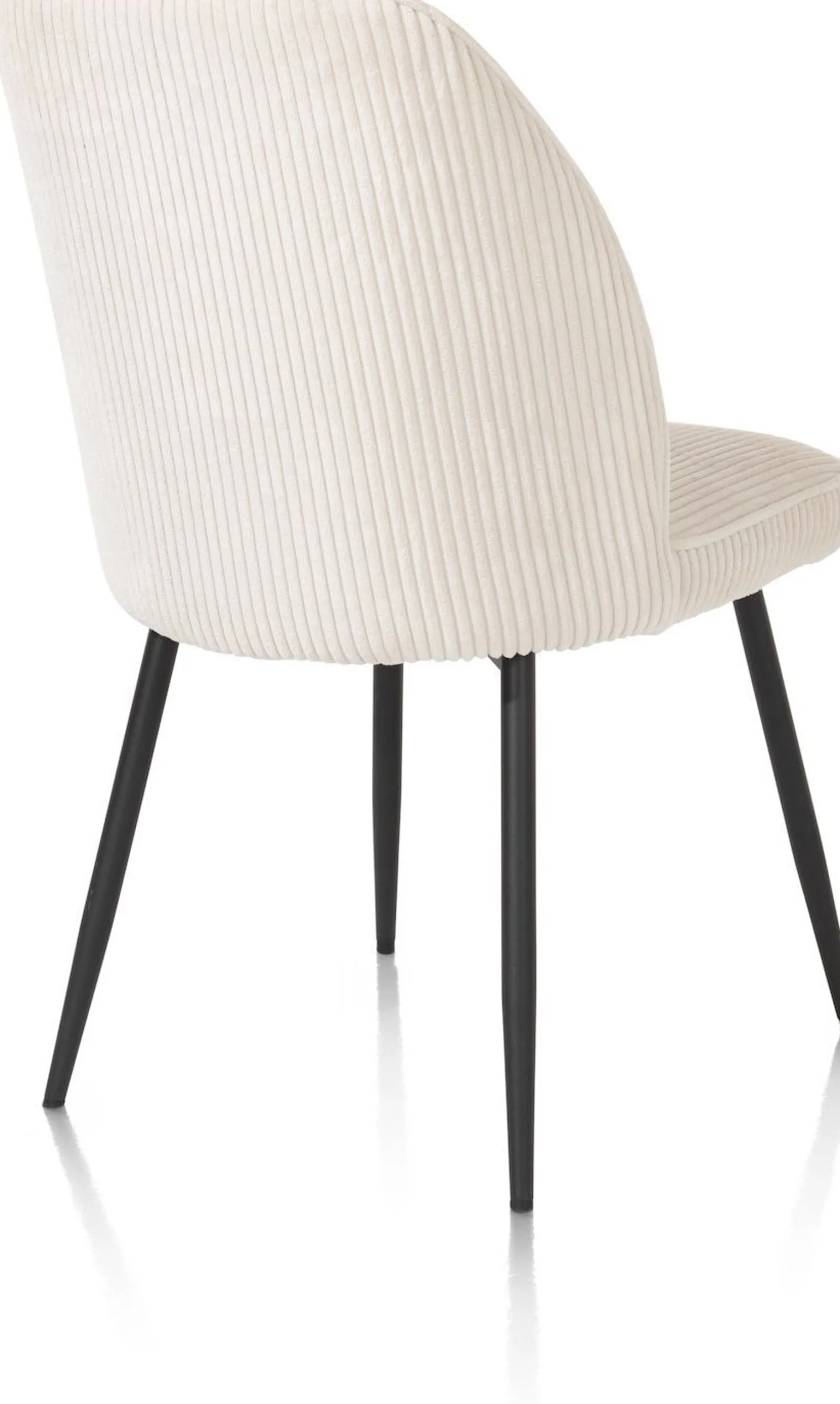 Eetkamerstoelen Zonder Armleuning-Henders en Hazel Leonidas Eetkamerstoel Creme
