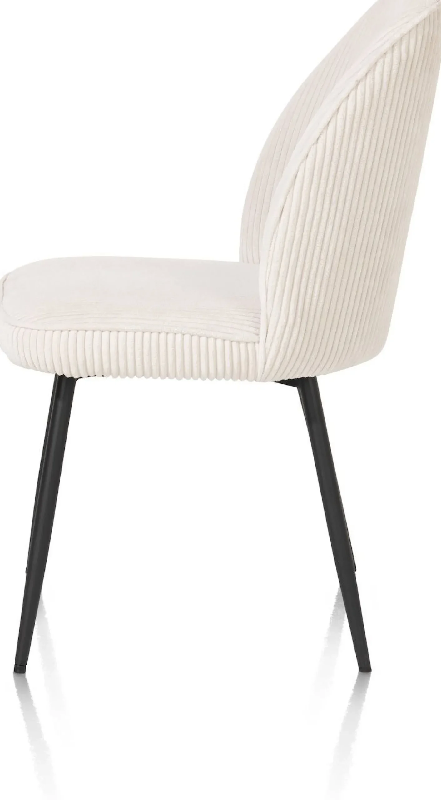 Eetkamerstoelen Zonder Armleuning-Henders en Hazel Leonidas Eetkamerstoel Creme
