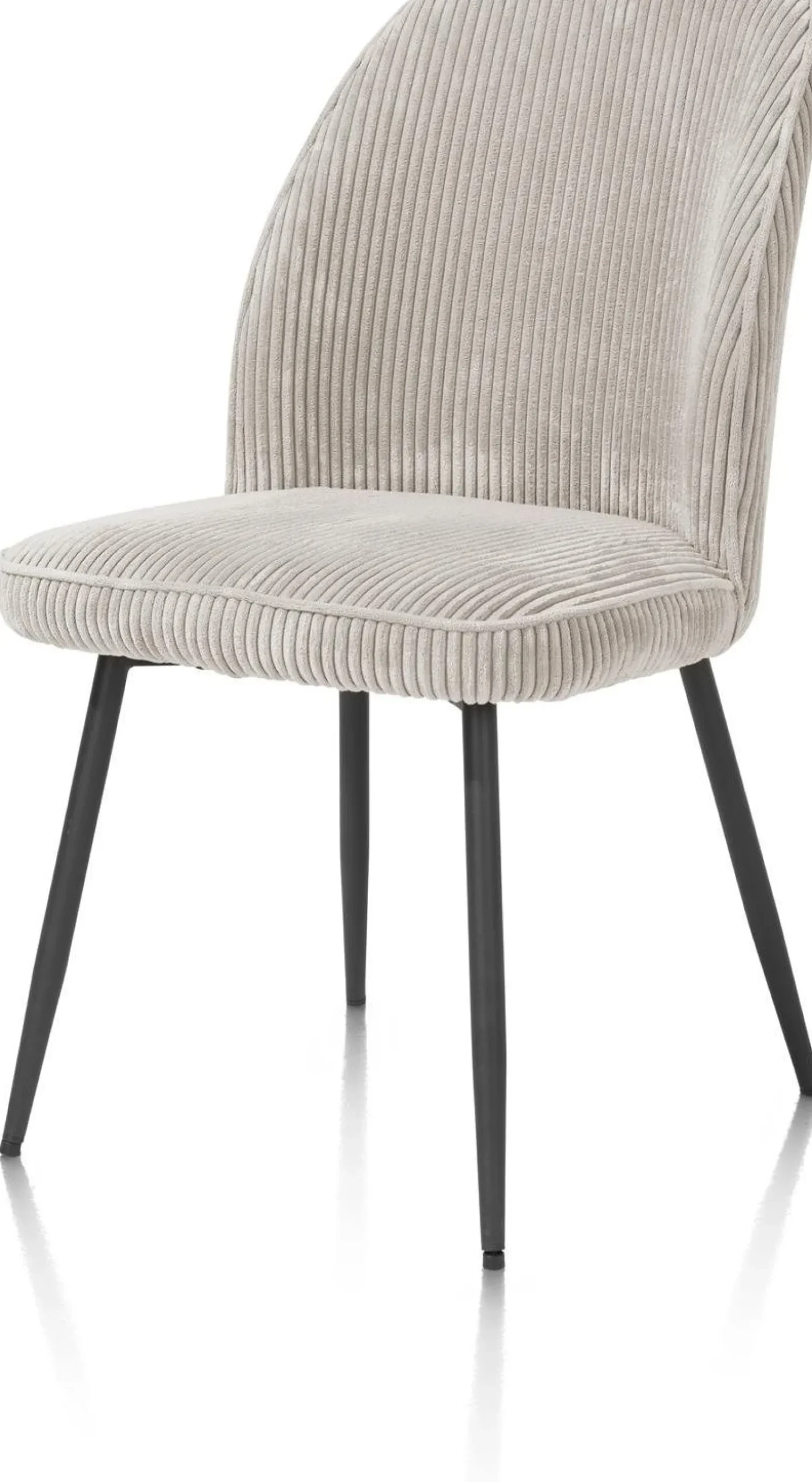 Eetkamerstoelen Zonder Armleuning-Henders en Hazel Leonidas Eetkamerstoel Charcoal