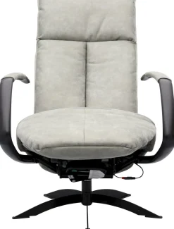 Draaifauteuils|Relaxfauteuils-Trendhopper Lerum Fauteuil Grey, Petrol