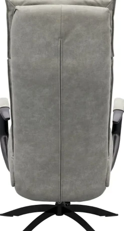 Draaifauteuils|Relaxfauteuils-Trendhopper Lerum Fauteuil Grey, Petrol