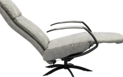 Draaifauteuils|Relaxfauteuils-Trendhopper Lerum Fauteuil Grey, Petrol