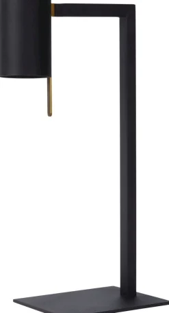 Moderne Tafellampen|Tafellampen-Lucide Lesley Tafellamp Zwart