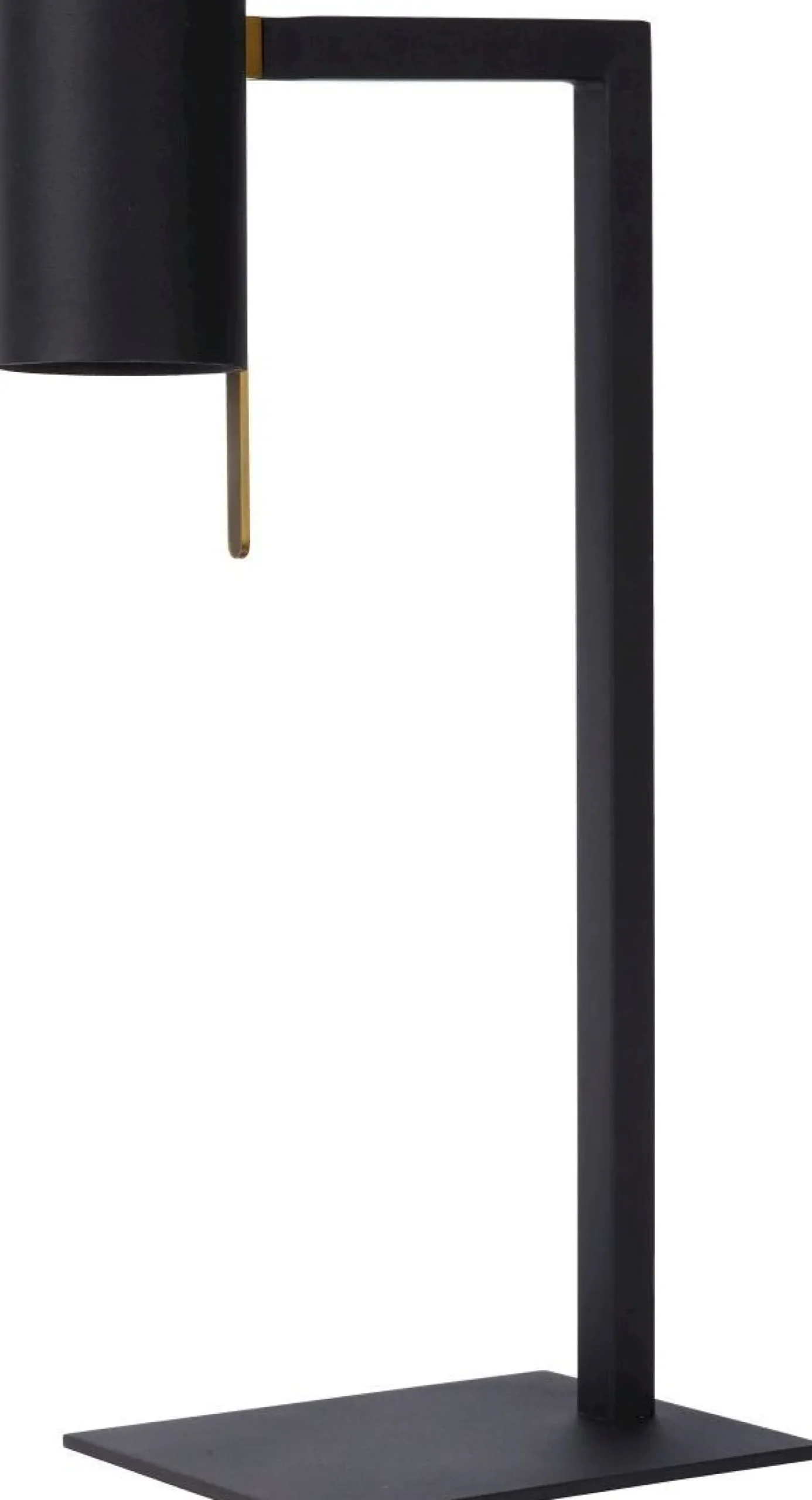 Moderne Tafellampen|Tafellampen-Lucide Lesley Tafellamp Zwart