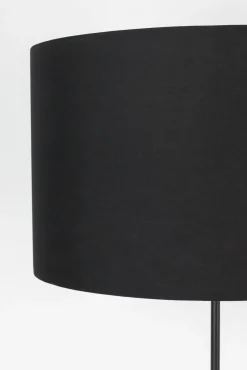 Industriële Vloerlampen|Vloerlampen-Zuiver Lesley Vloerlamp Black