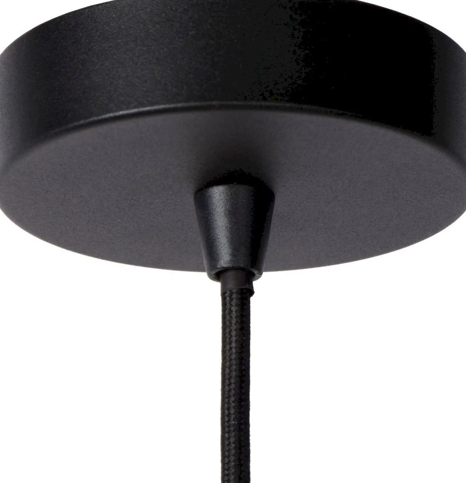 Industriële Hanglampen|Industriële Hanglampen-Lucide Lester Hanglamp Zwart