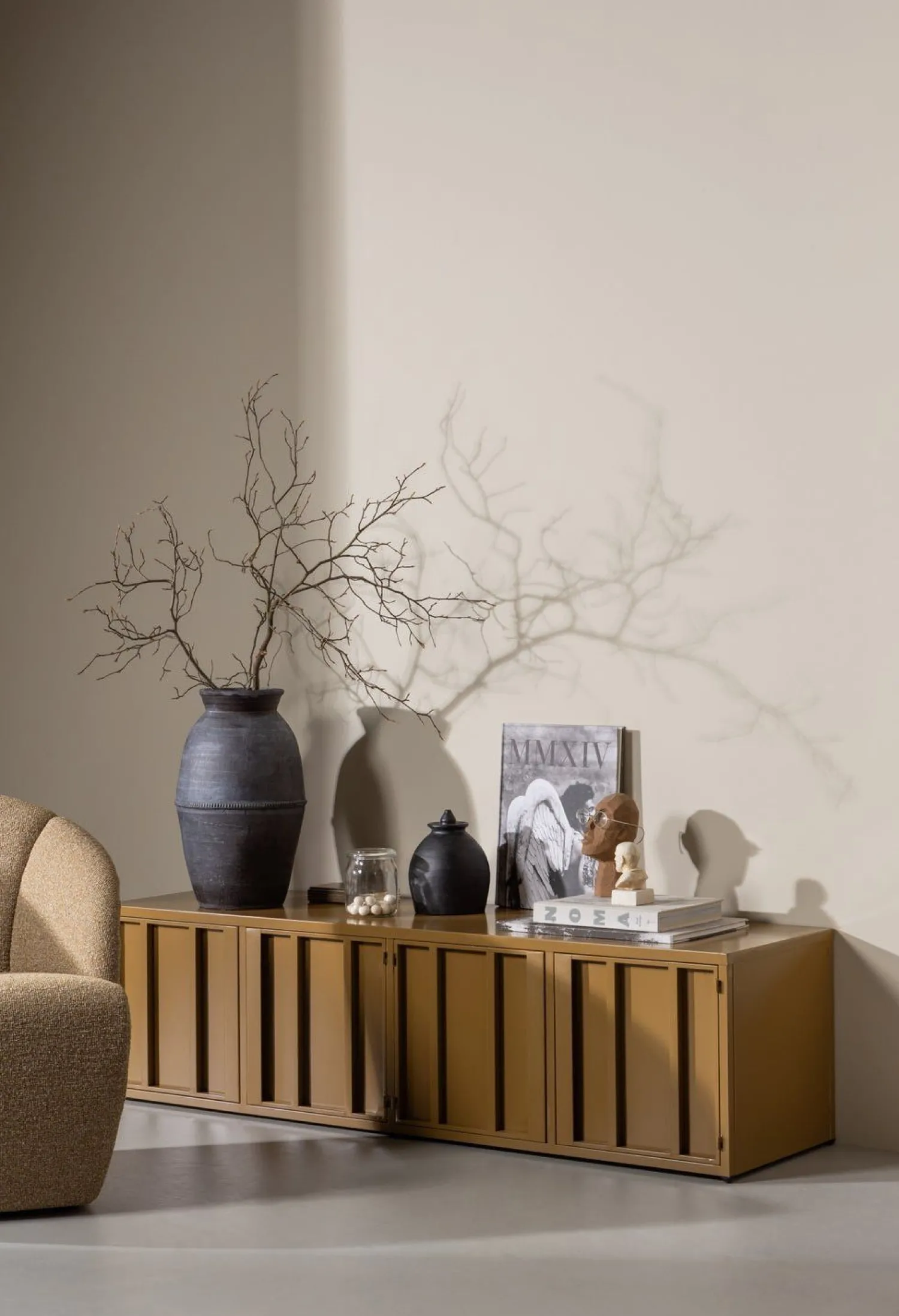 Tv-Meubels-WOOOD Level Tv-meubel Honey Yellow