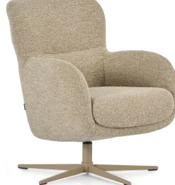 Draaifauteuils-Montèl Levi Laag Fauteuil Sand
