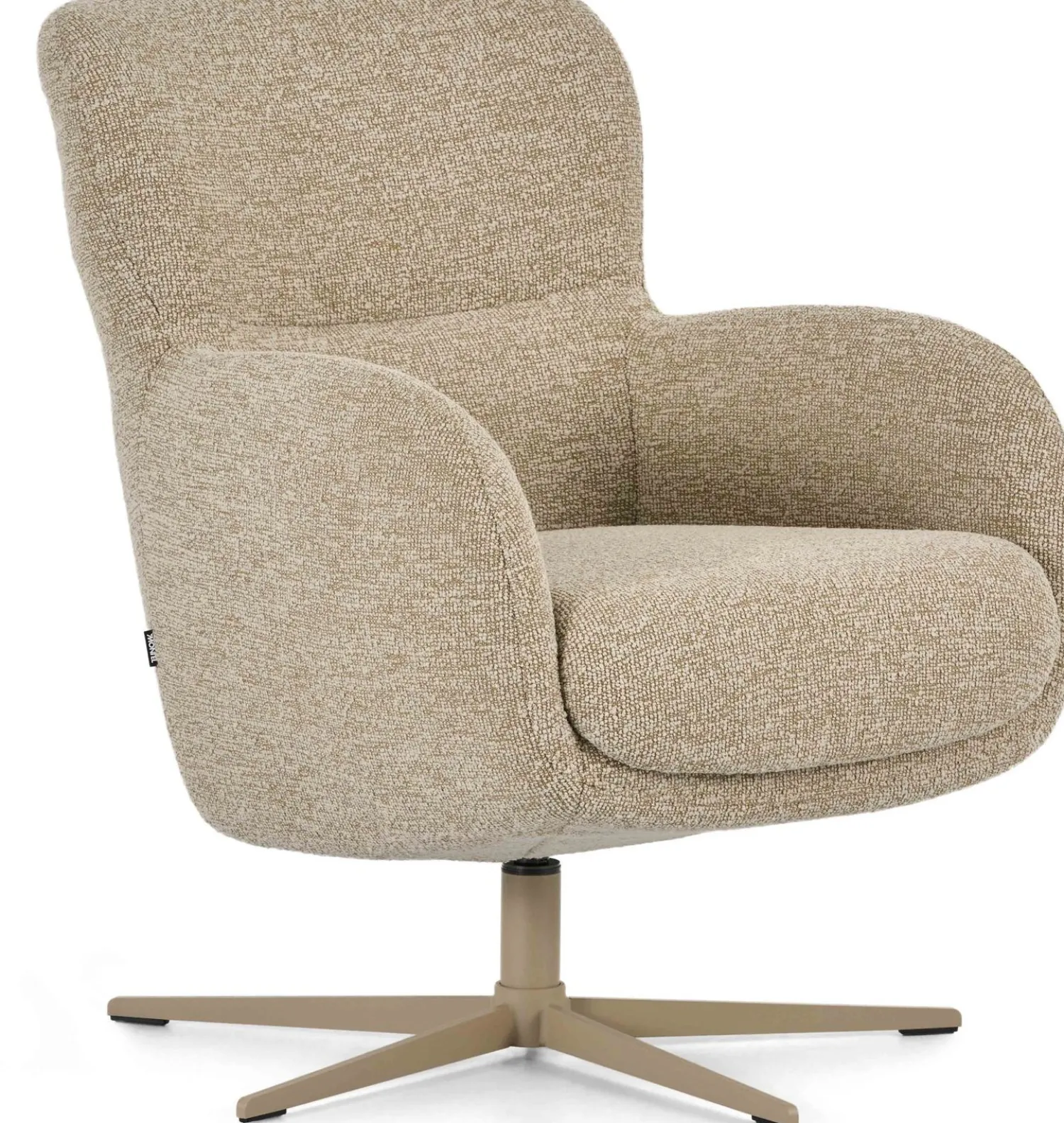 Draaifauteuils-Montèl Levi Laag Fauteuil Sand