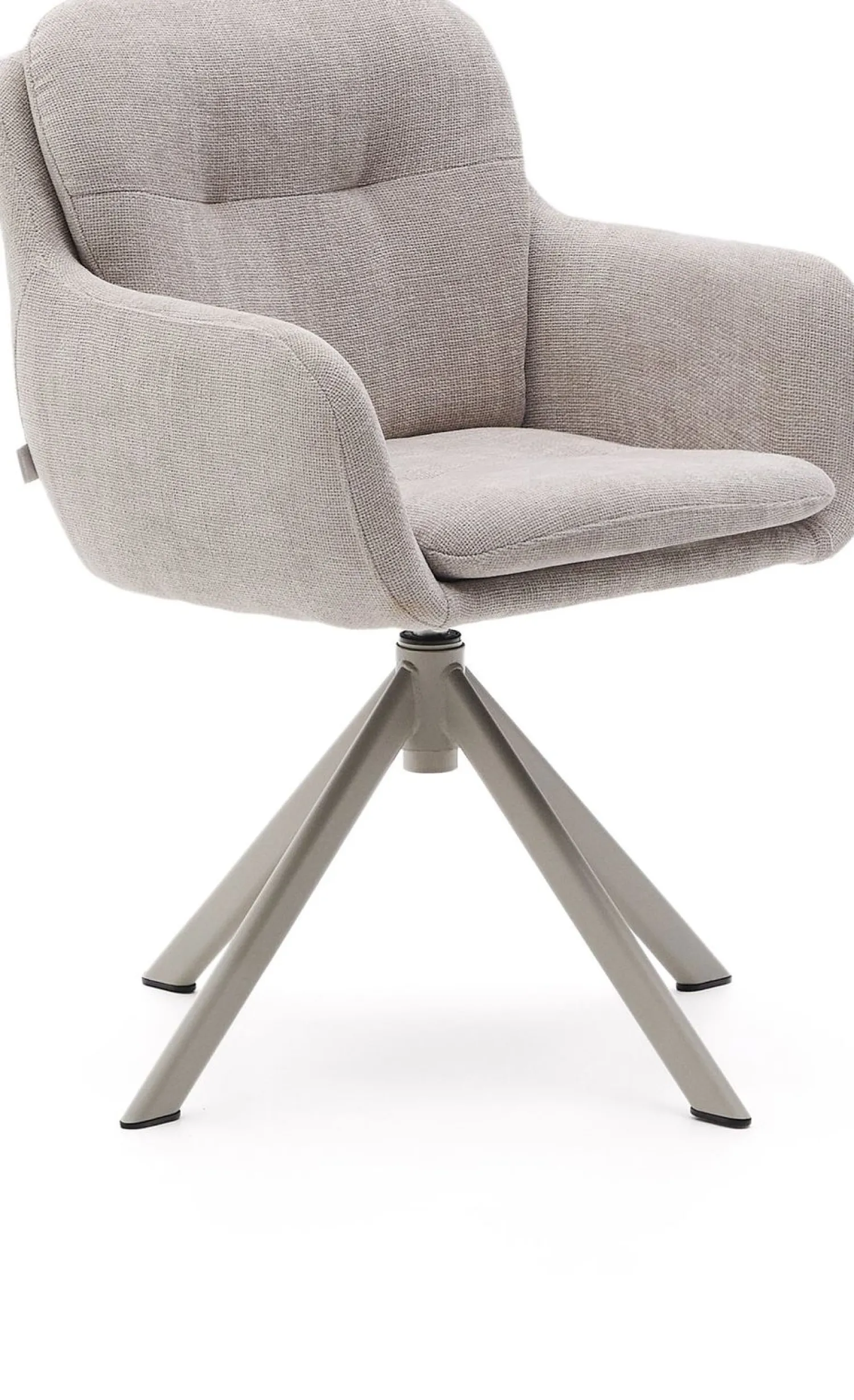 Eetkamerstoelen Met Armleuning-Kave Home Lexa Eetkamerstoel Beige