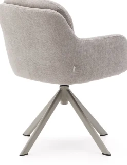 Eetkamerstoelen Met Armleuning-Kave Home Lexa Eetkamerstoel Beige