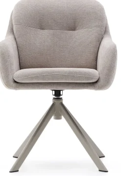 Eetkamerstoelen Met Armleuning-Kave Home Lexa Eetkamerstoel Beige