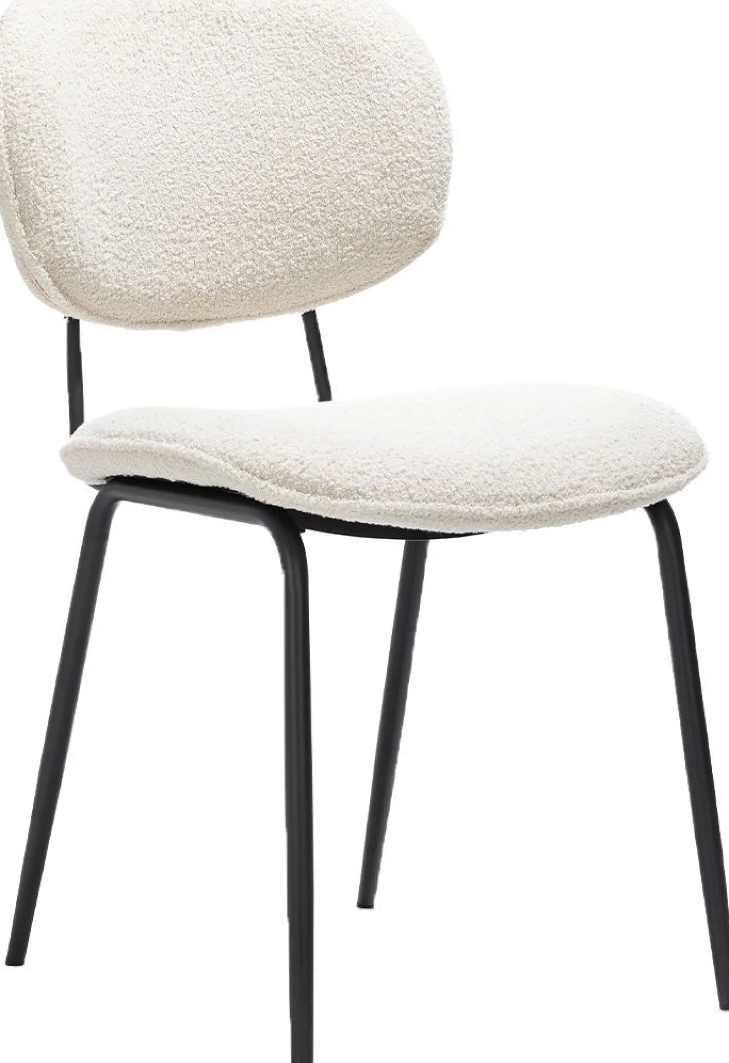 Eetkamerstoelen Zonder Armleuning-XOOON Lexi Avicci Eetkamerstoel Creme